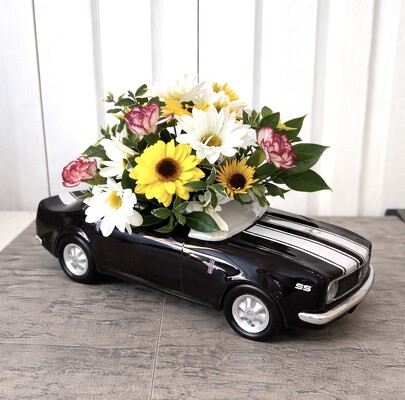 Vintage Camaro Car from Aladdin's Floral in Idaho Falls